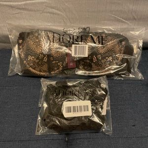 Kimmy Push Up bra with thong.